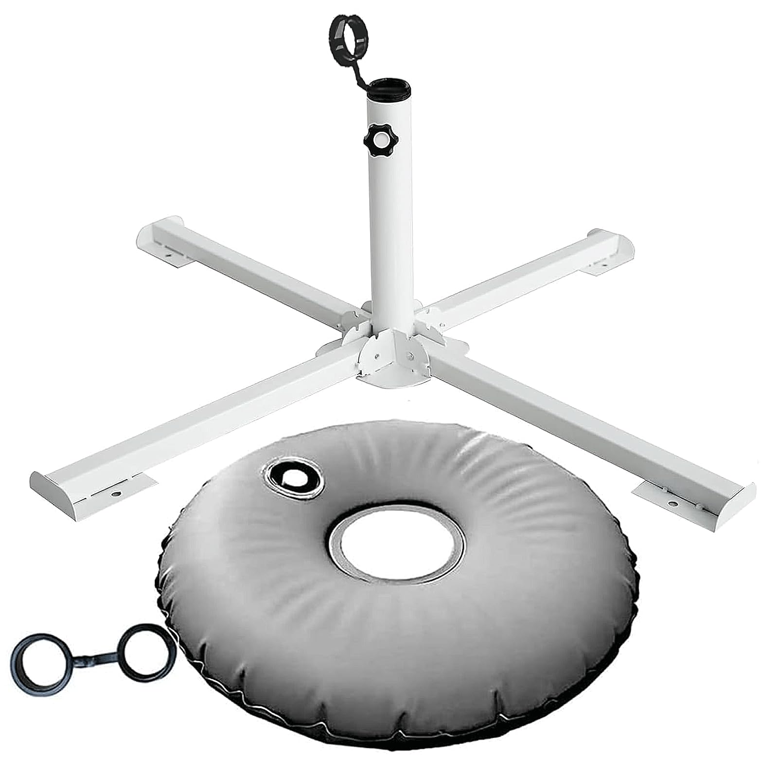 MILIMOLI foldable umbrella stand with beach base for stable shade