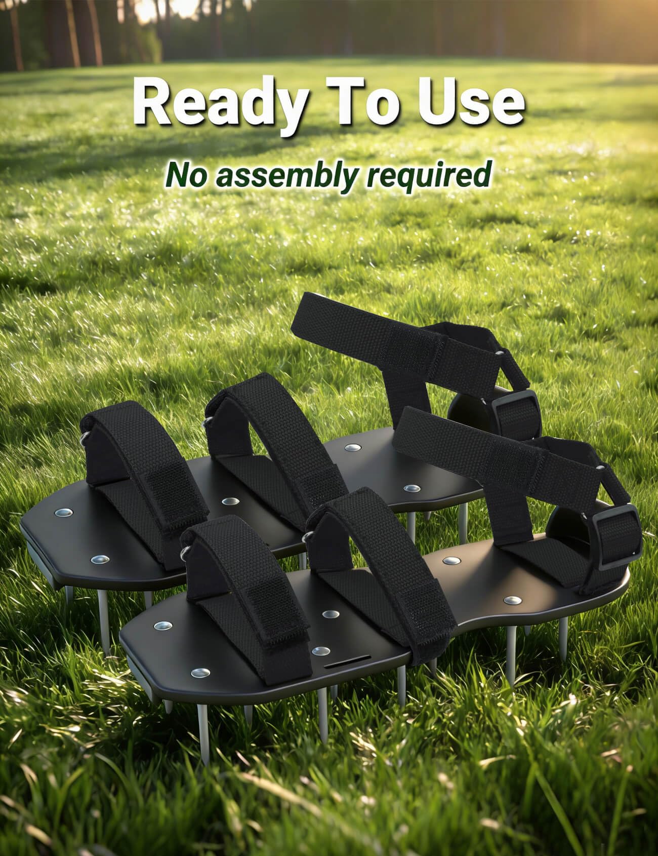 MILLUXXi no-installation design means quick setup and immediate use in your yard.