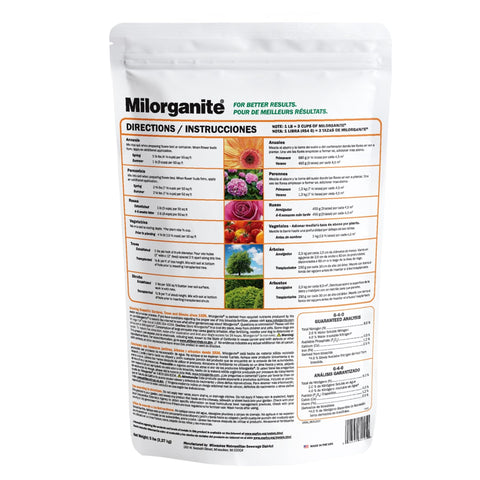 Milorganite iron greens the lawn without staining concrete