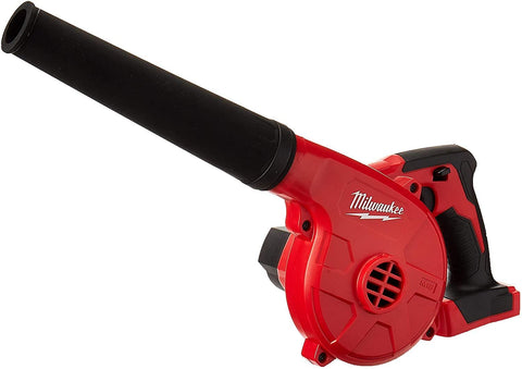 Milwaukee 0884-20 cordless compact yard leaf blower enables fast cleanup