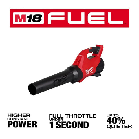 Milwaukee 3017-20 M18 Blower battery-in-use view with tool-only setup.