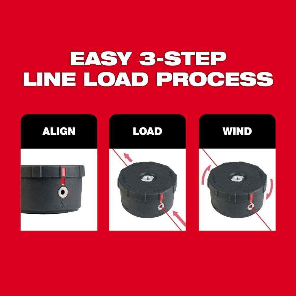 Durable string and mechanism on Milwaukee head trimmer for efficient maintenance