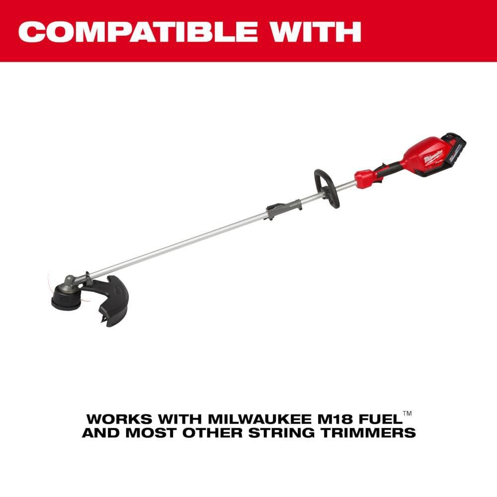 Easy load Milwaukee head trimmer aids faster setup