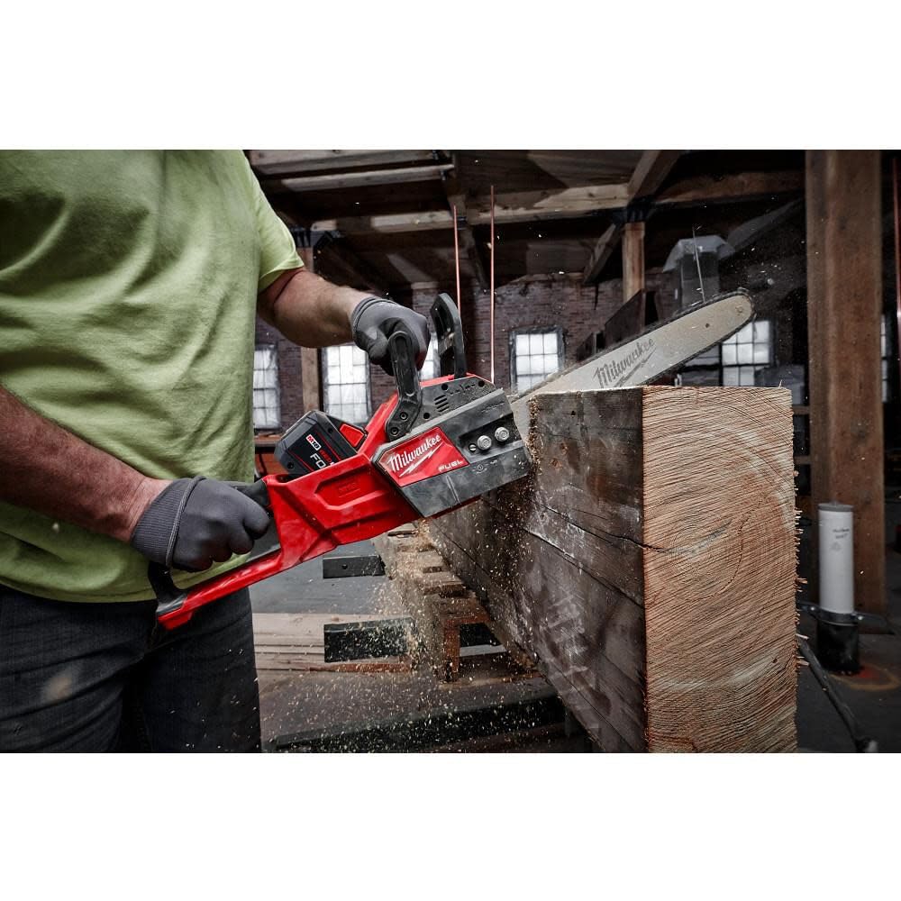 Milwaukee heat-treated 043-56 chain emphasizes durability for tough wood