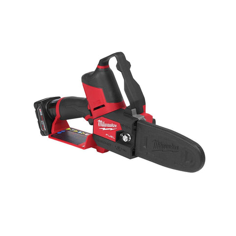 Milwaukee M12 Fuel Hatchet 6in pruning saw compact design for tight spaces.