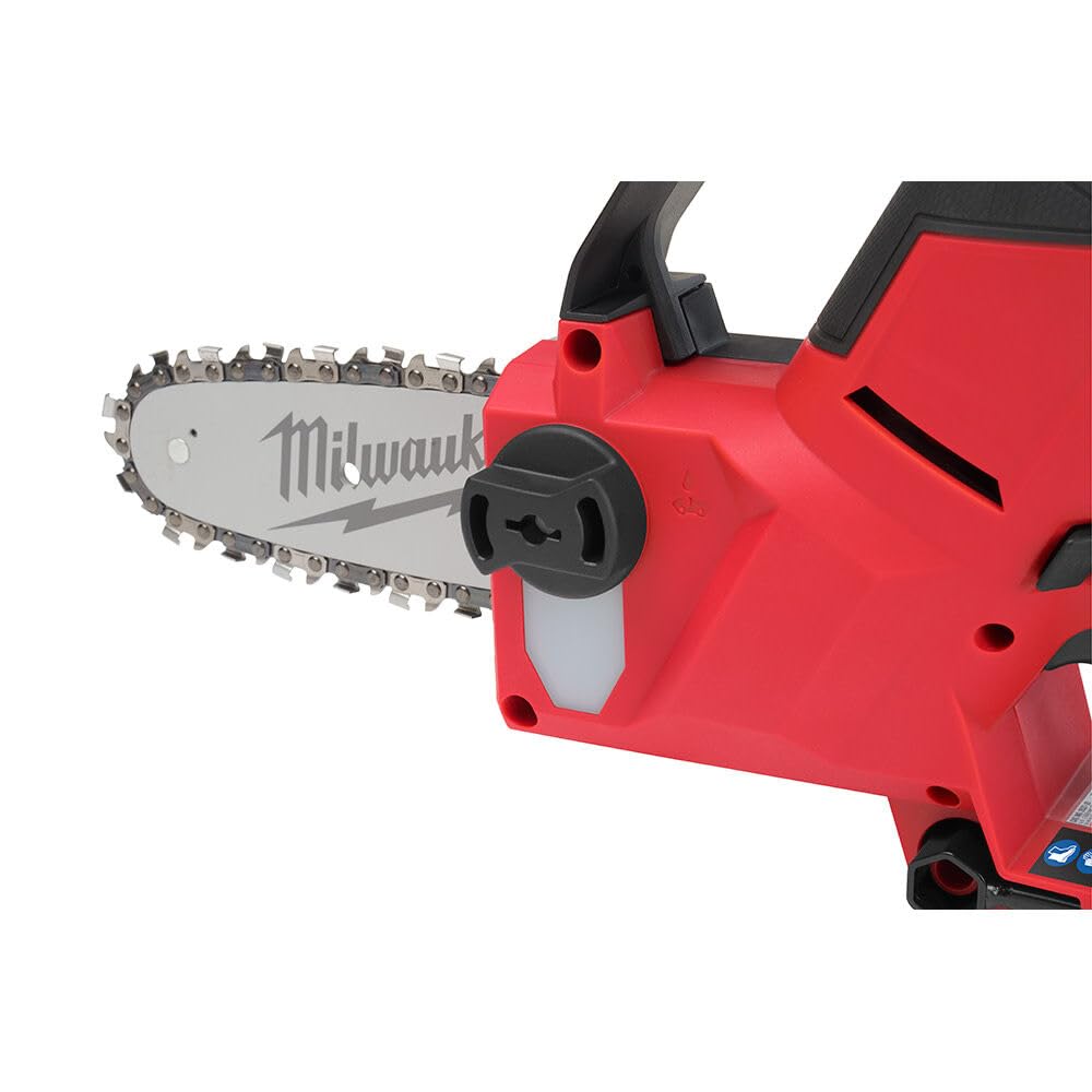 Milwaukee M12 Fuel Hatchet 6in pruning saw edge sharp close-up.