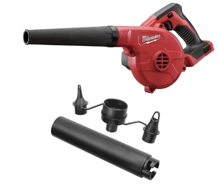 Milwaukee M18 BBL-0 compact blower for tight spaces and quick cleanup