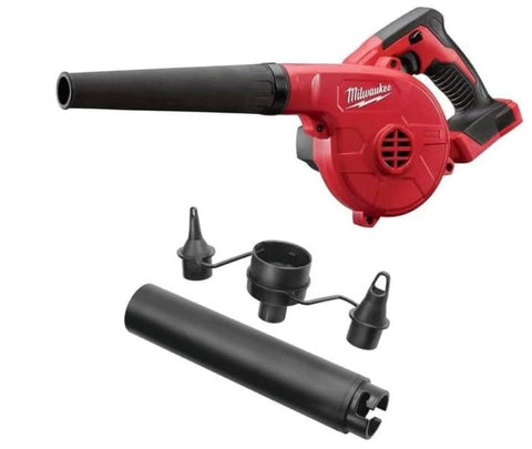Milwaukee M18 BBL-0 compact blower for tight spaces and quick cleanup
