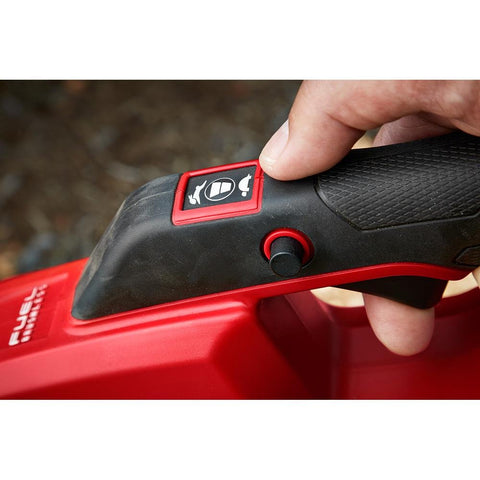 Milwaukee M18 FUEL blower provides cordless operation for flexible reach anywhere.