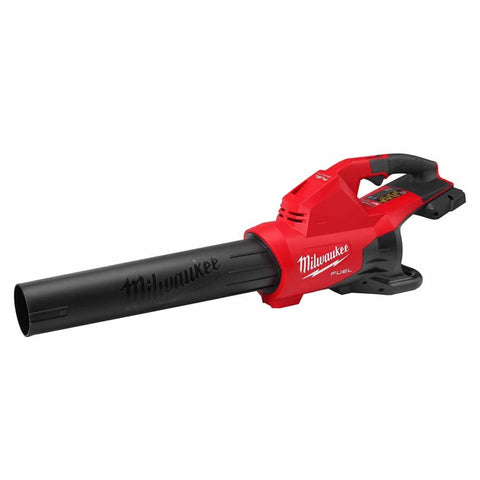 Milwaukee M18 Fuel Dual Battery Blower front view, ergonomic design for comfortable all-day use.