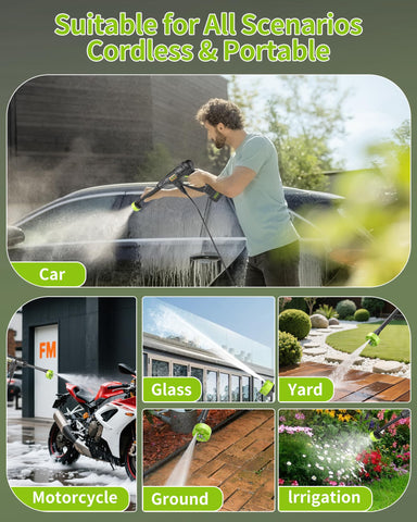 MIMYTH EnduringGreen on-the-go cleaning for quick outdoor sprucing tasks.