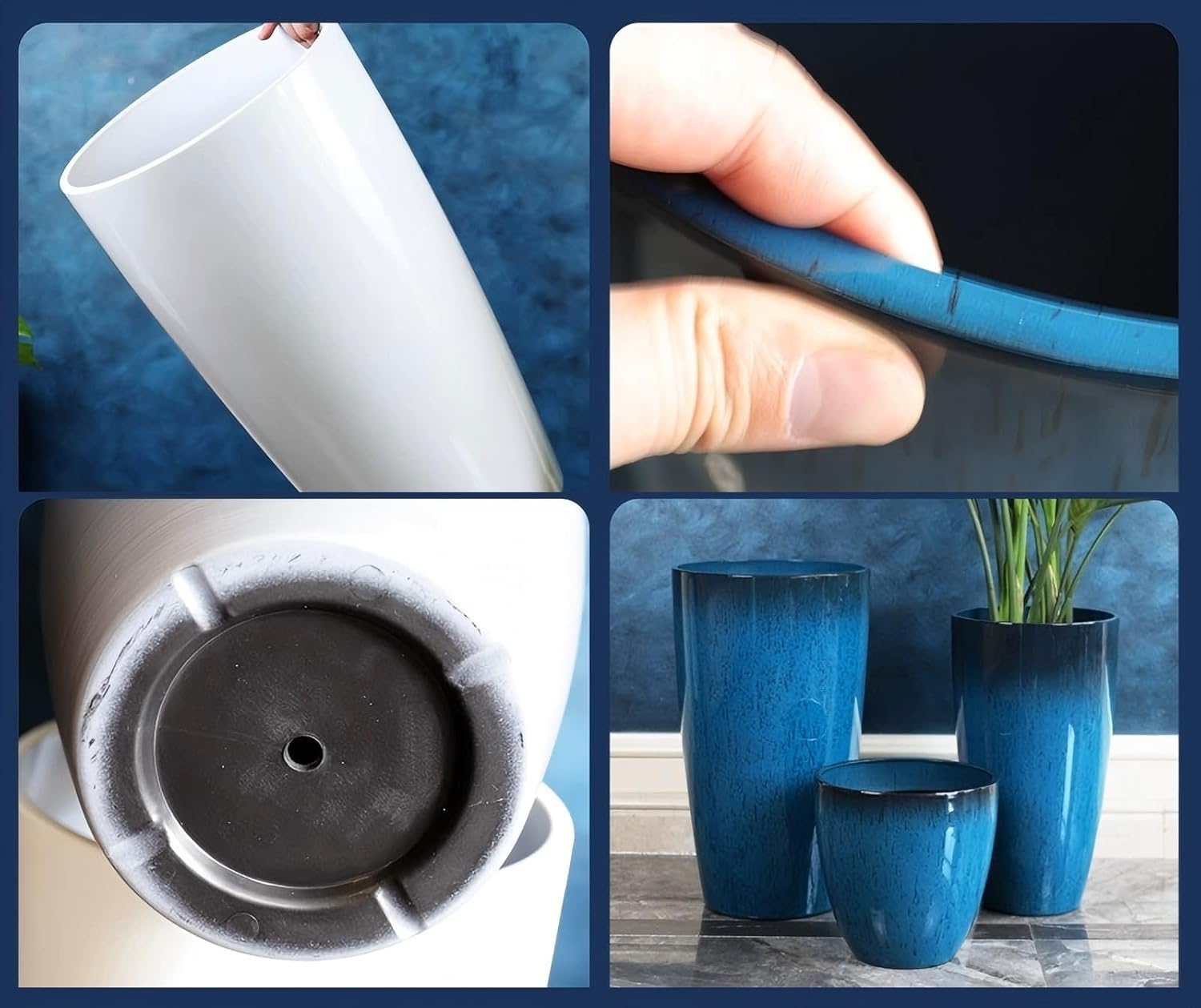 MinCHI257 planters on a patio show color that stays vibrant in sunlight