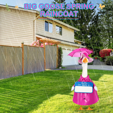 Mindsoft 23-inch goose clothing set fits standard lawn geese statues