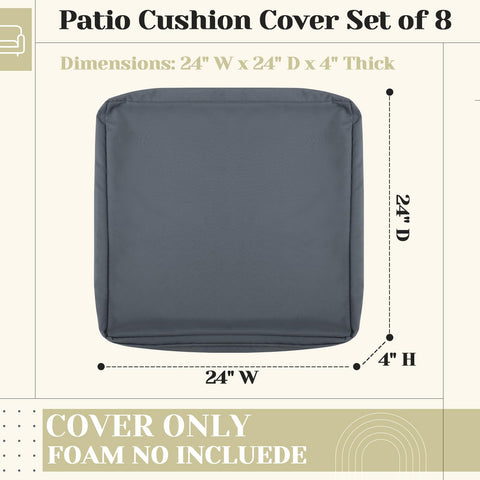 Mindsoft anti-slip hidden-zipper design keeps cushions secure during use.