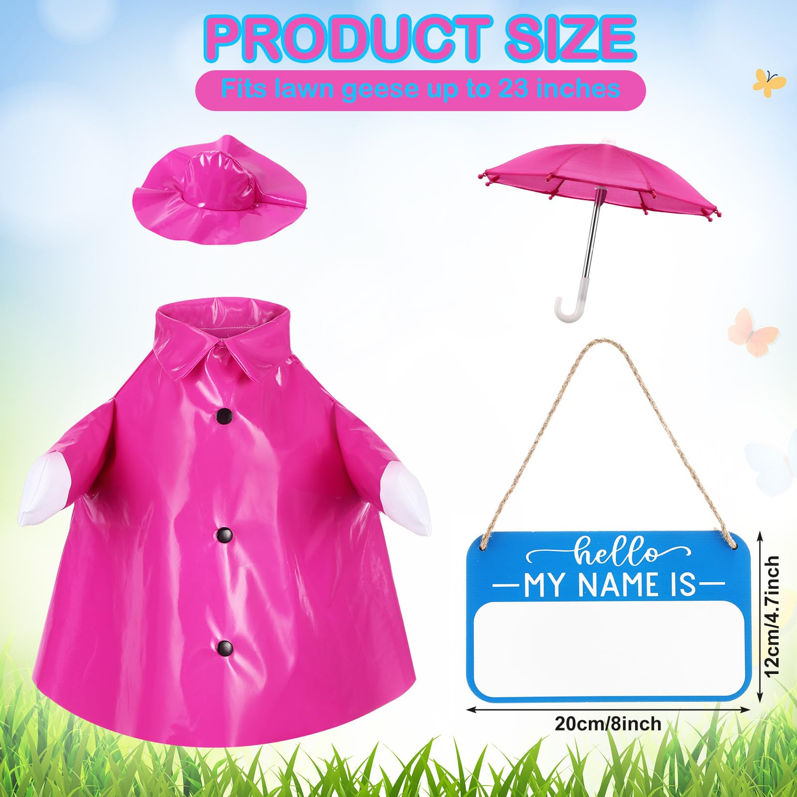 Mindsoft small goose umbrella enhances rainy day yard decor