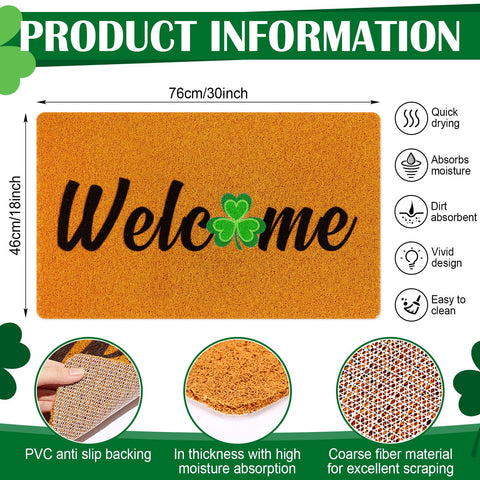 Close-up of Mindsoft shamrock pattern highlighting vibrant green accents