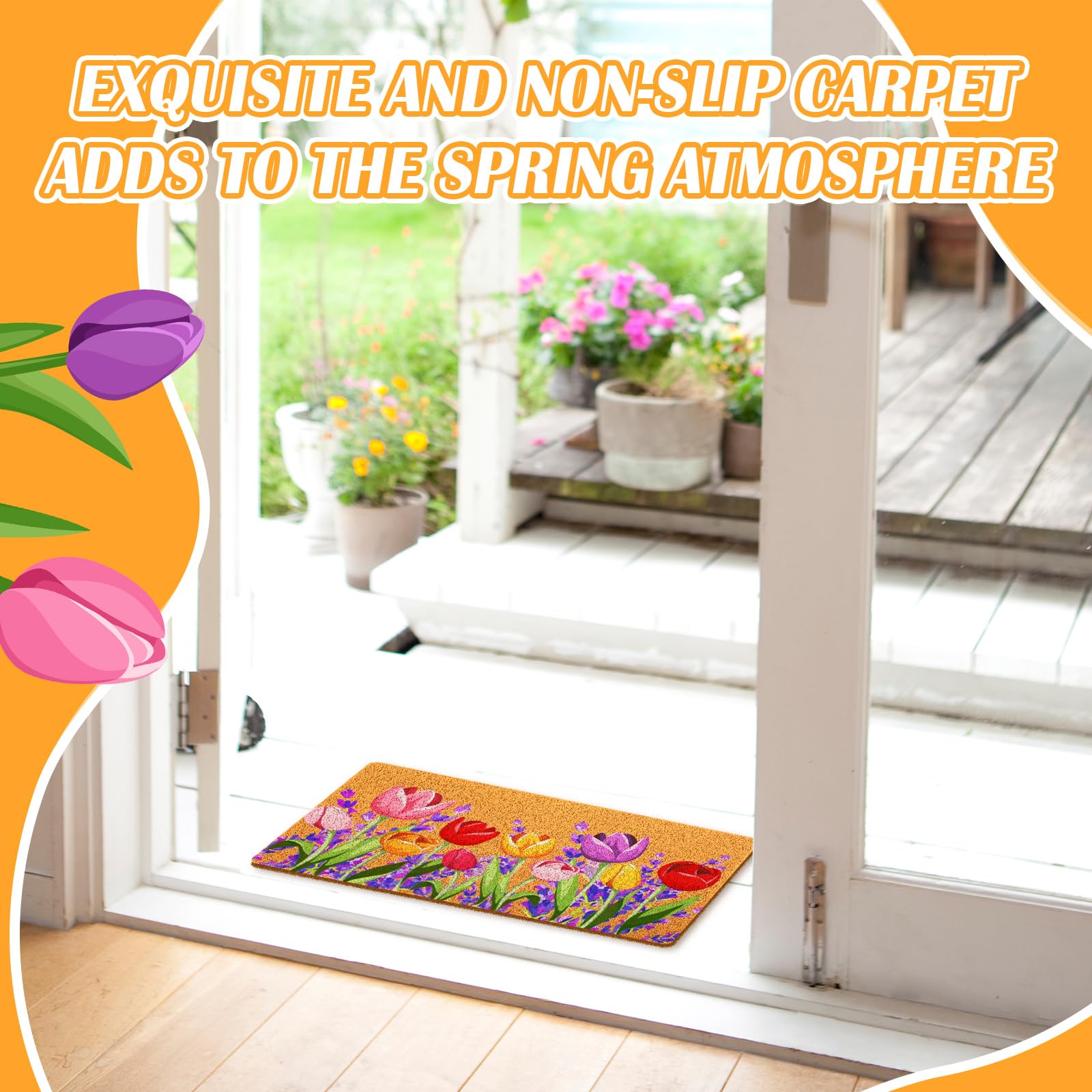 Mindsoft waterproof PVC material helps resist moisture and dirt outdoors.