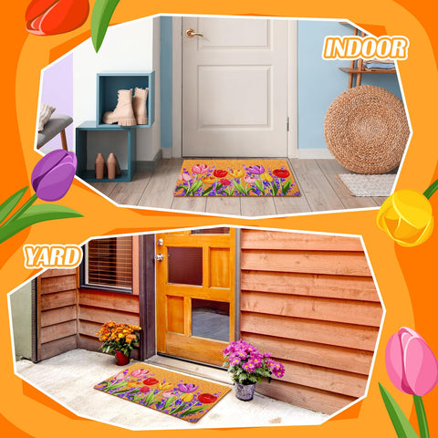 Mindsoft durable doormat withstands daily foot traffic with easy maintenance.