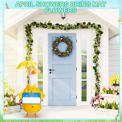 Mindsoft spring porch decor highlights yellow accents for festive outdoor spaces