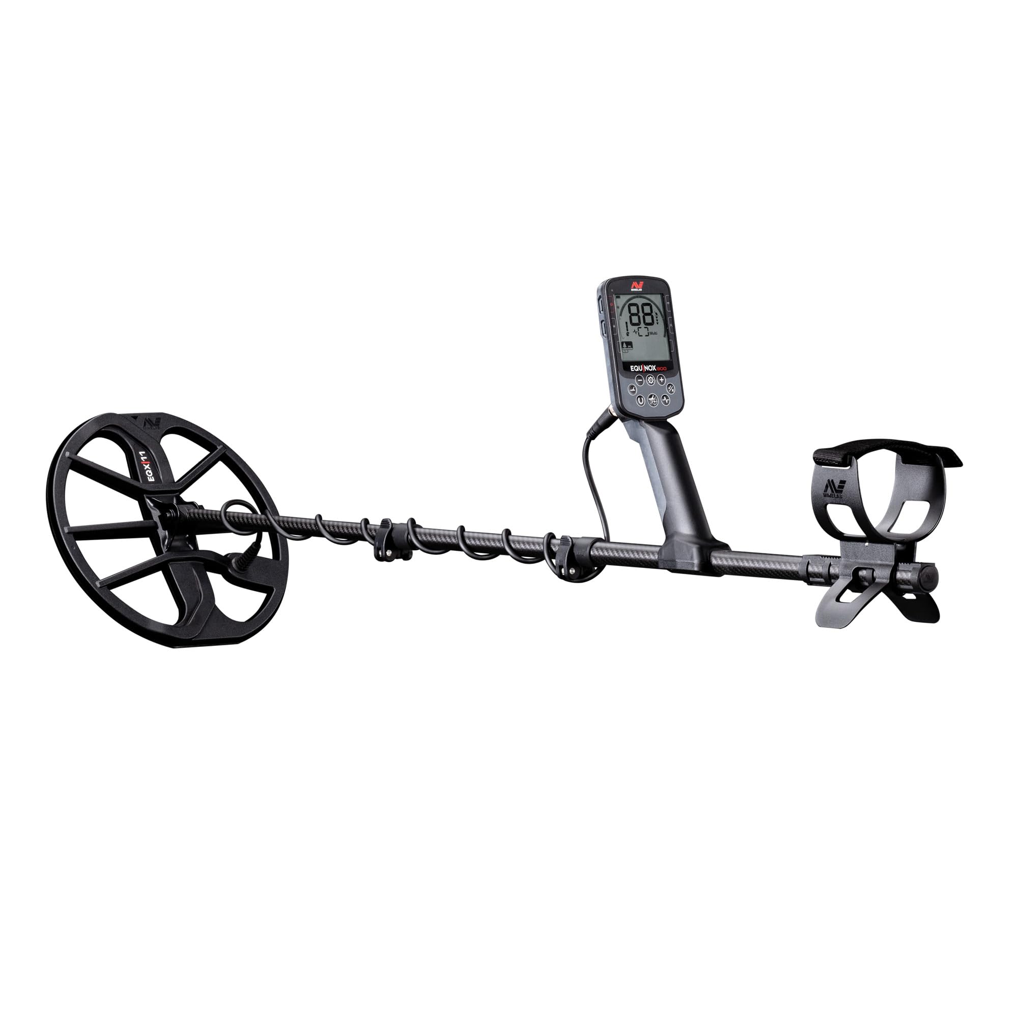 MINELAB Equinox 900 beach-search detection, ideal for coins and jewelry targets.