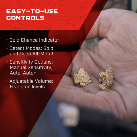 MINELAB Gold Monster 1000 telescoping shaft adapts to your height