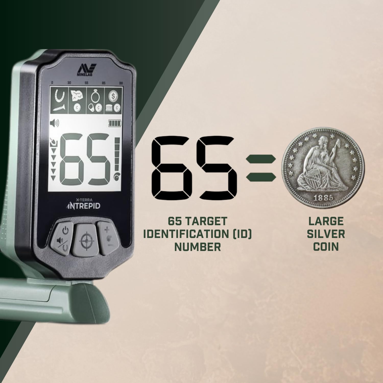 MINELAB X-Terra Intrepid two hunting modes tailor searches for different targets.