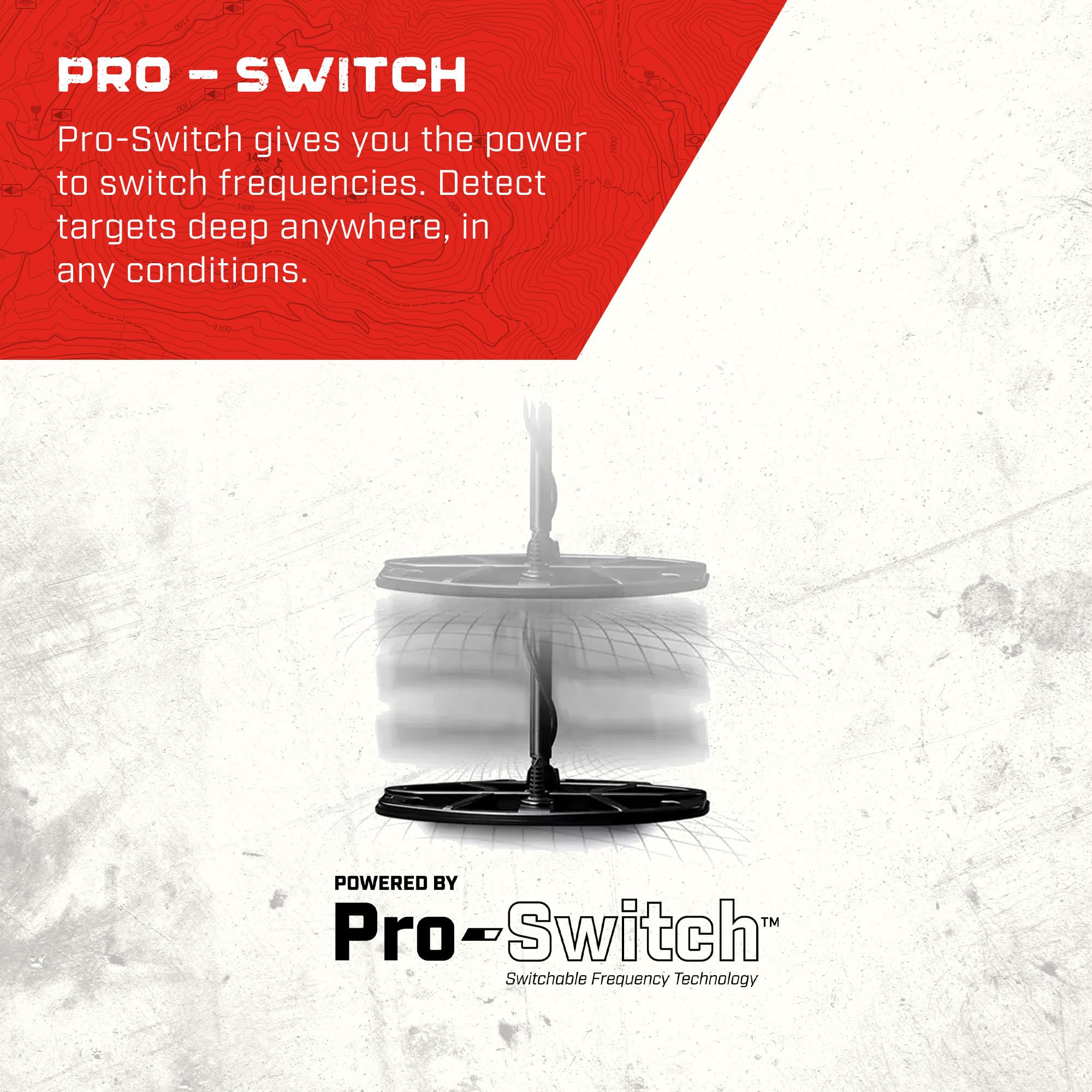 MINELAB X-Terra PRO control pod with flashlight aids low-light target search