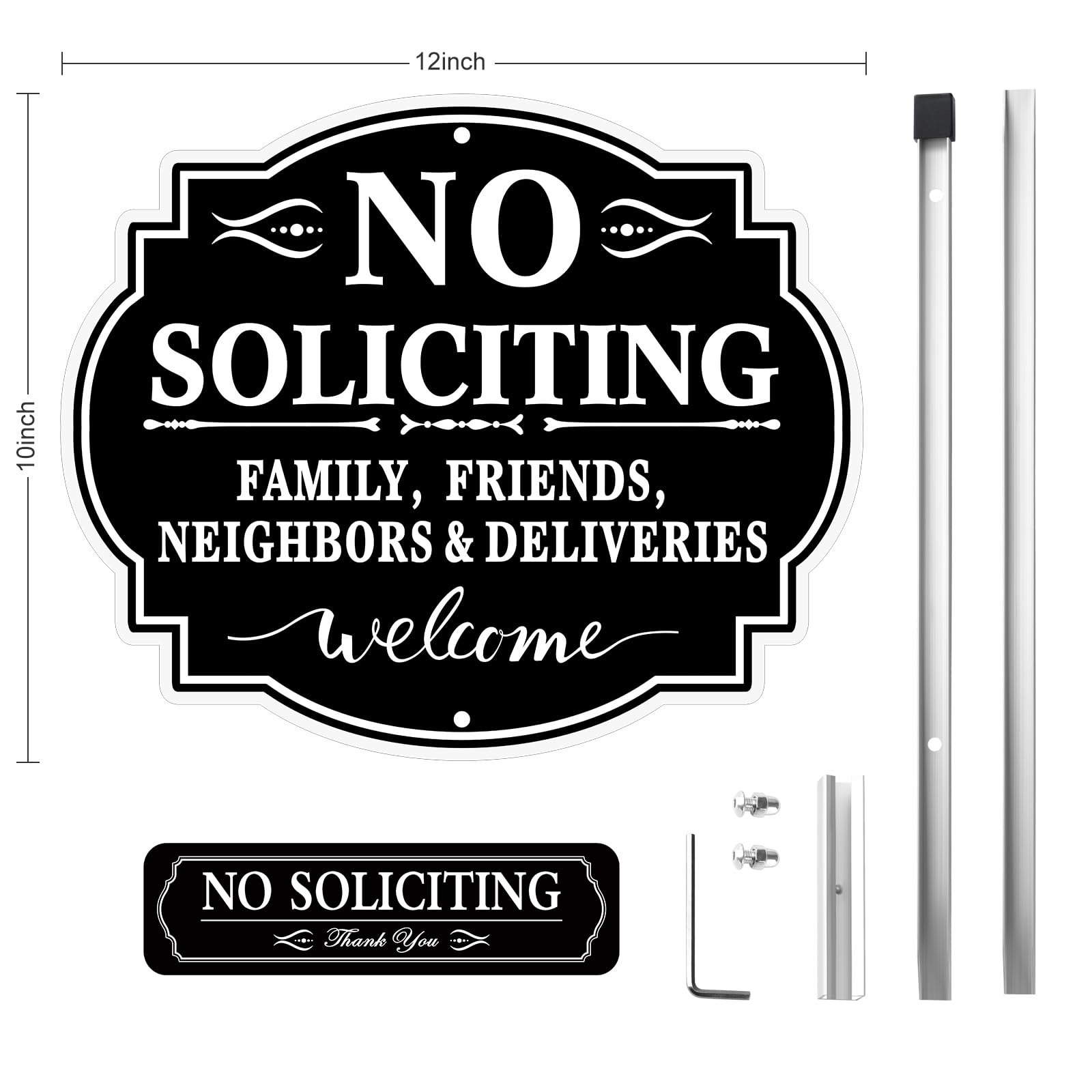 MINGHONG aluminum sign construction built for durability and outdoor use.