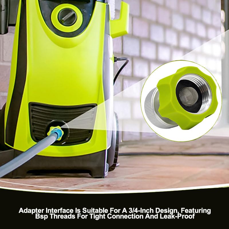 Durable stainless steel construction of the MINGOU adapter withstands high-pressure use.