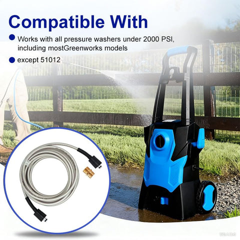 MINGOU hose features reinforced outer layer for high-pressure stability.