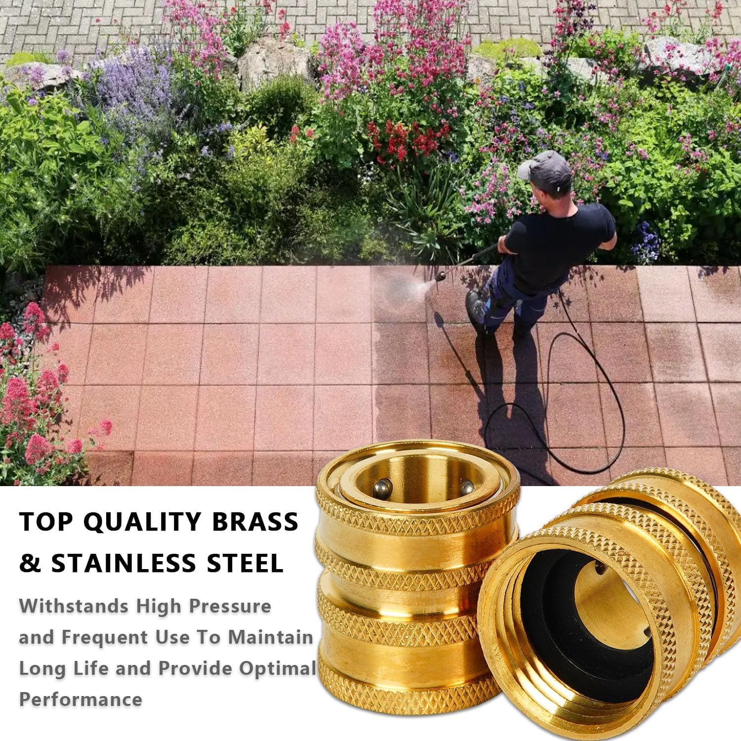 MINGOU brass construction enhances durability and corrosion resistance