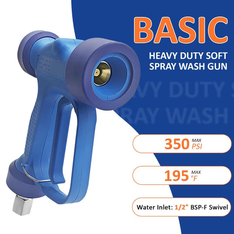 MINGOU soft wash gun adjustable nozzle at 0–60 degrees for versatile spraying