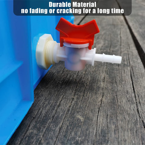 MingQiEven 5-16-inch hose connection shows flexible routing for rabbit water lines.