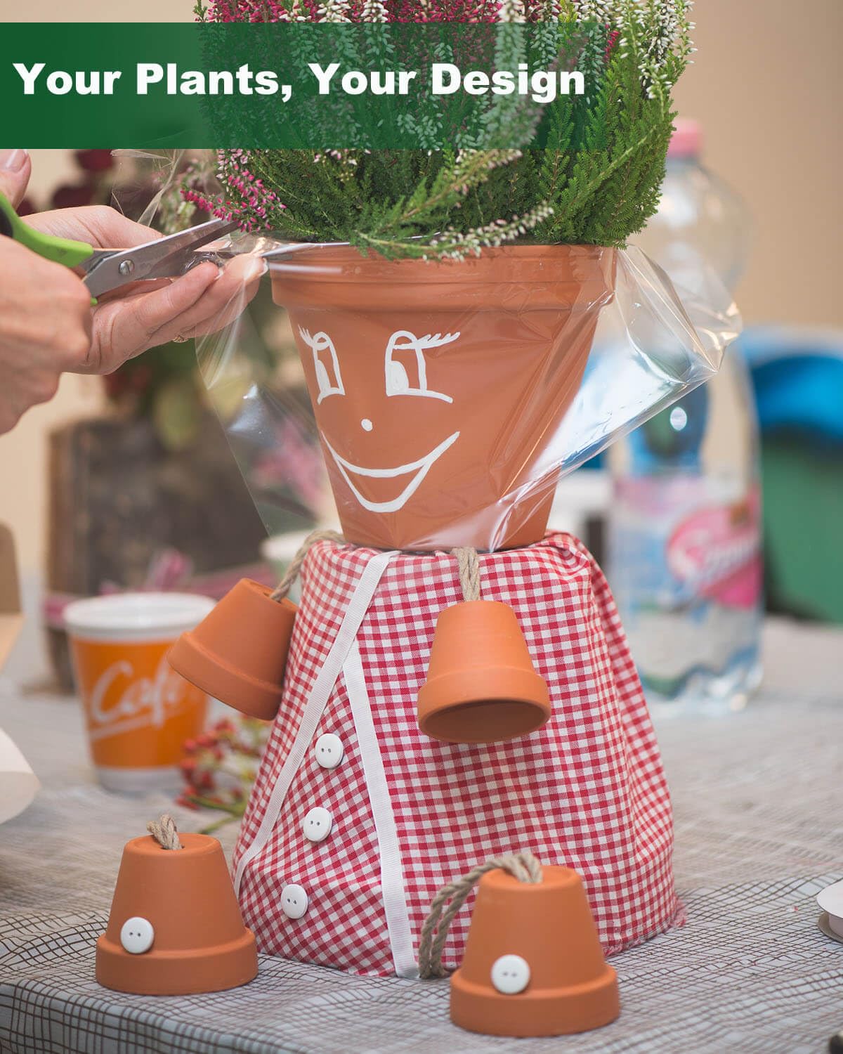 Mini Terracotta pot 2 inch ideal for small succulents on desks