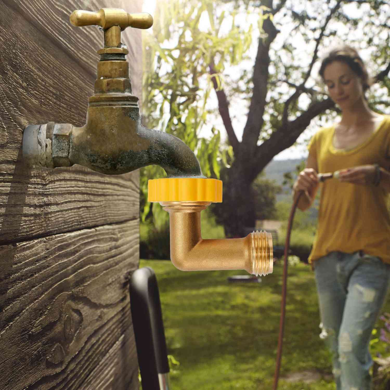 Minimprover corrosion-resistant brass elbow withstands weather and wear
