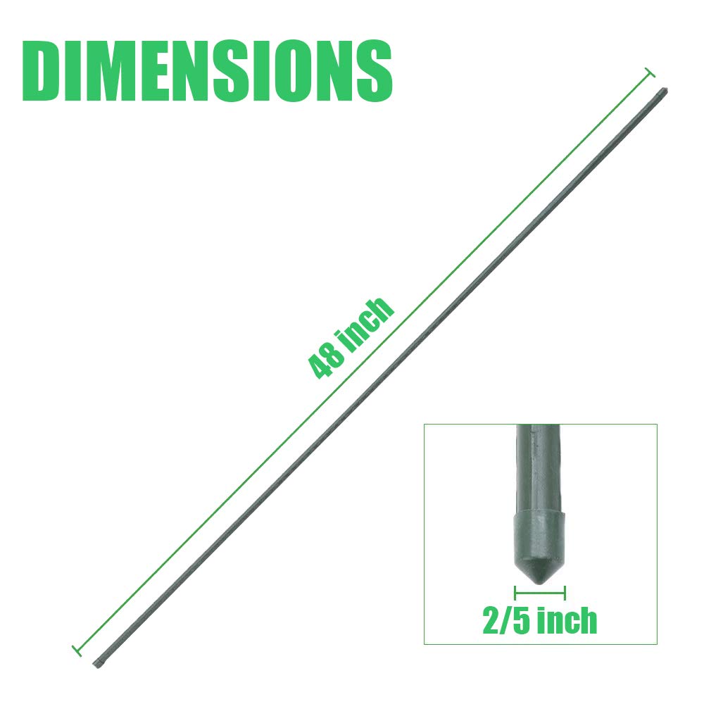 Mininfa stakes help keep trees and shrubs upright.