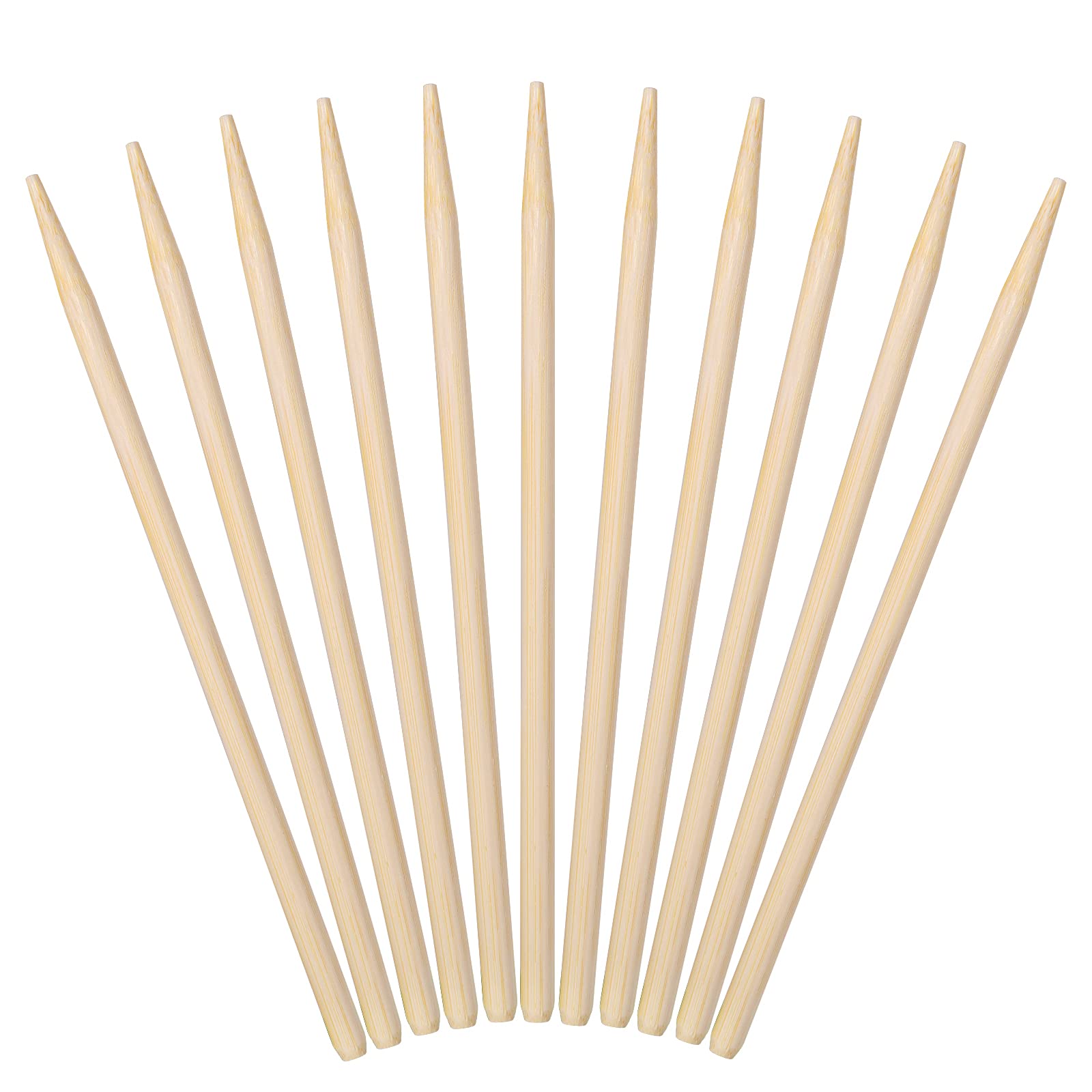 Minisland premium 5-5 inch bamboo skewers for durable grilling and serving.
