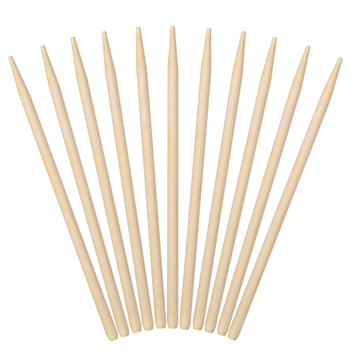 Minisland premium 5-5 inch bamboo skewers for durable grilling and serving.