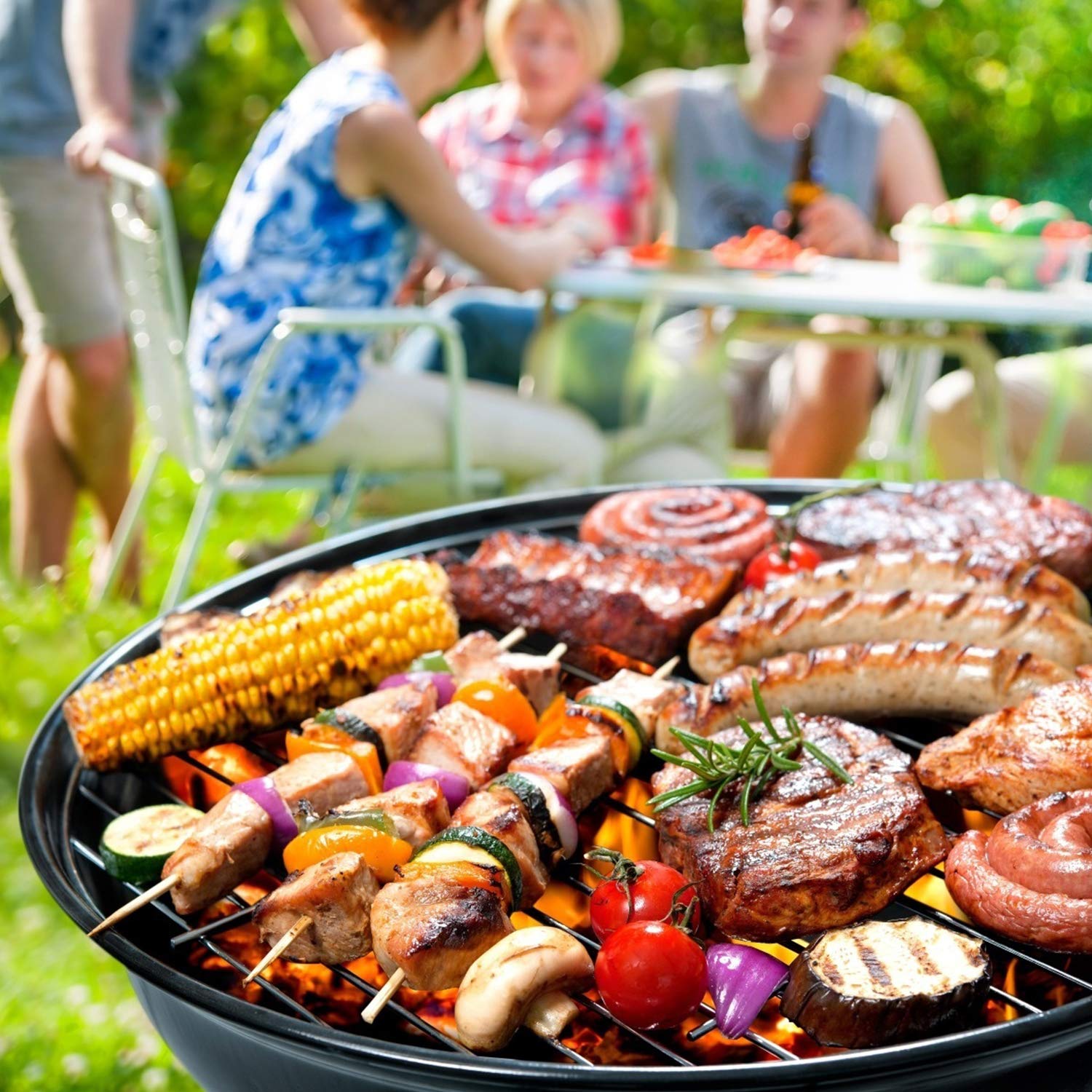 Suitable for meat, seafood, corn, sausage, and vegetables on the grill
