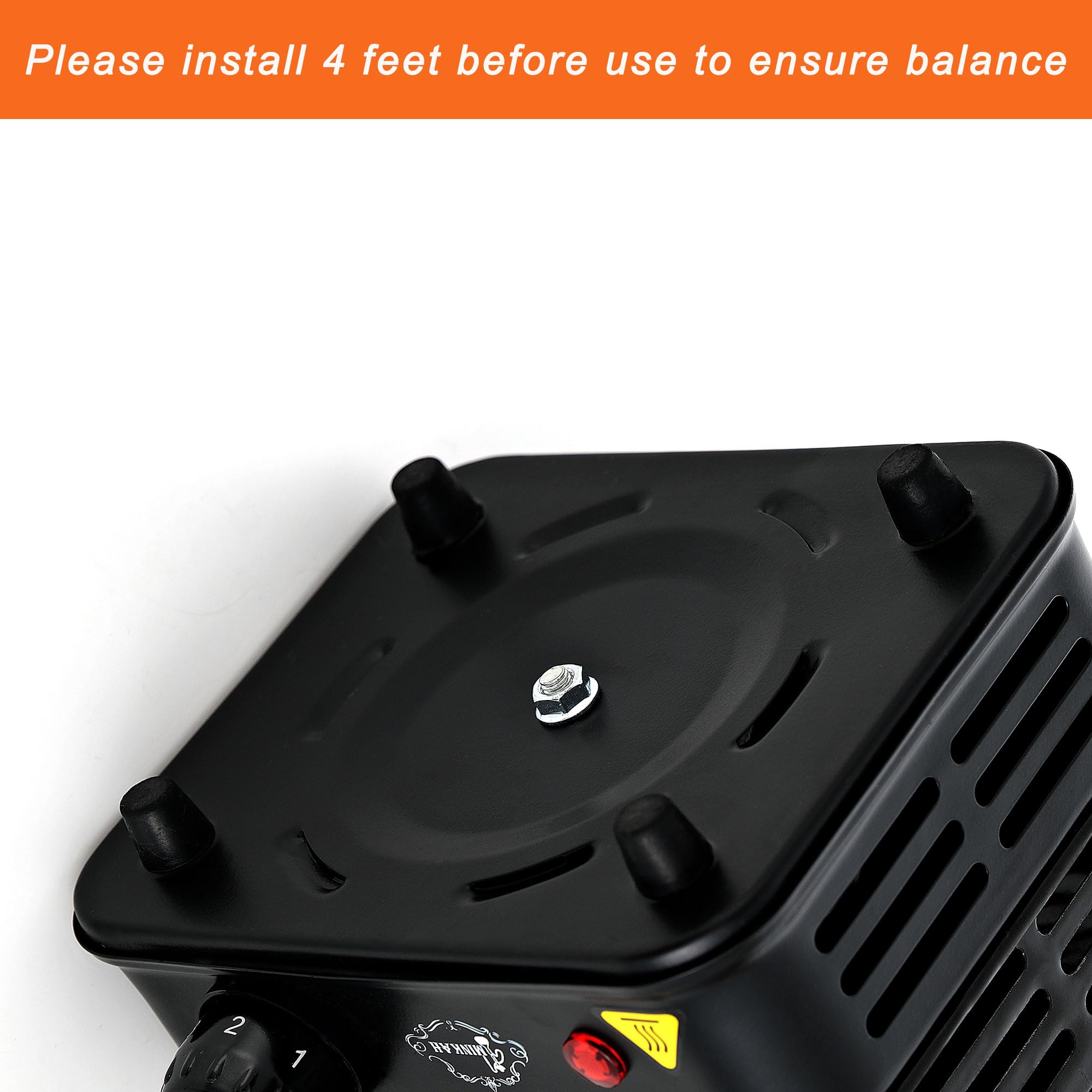 Minkah portable hot plate ideal for camping and small kitchens.