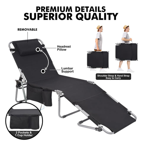 Minndudu fold-up cover with Velcro keeps feet off the face hole for added comfort.