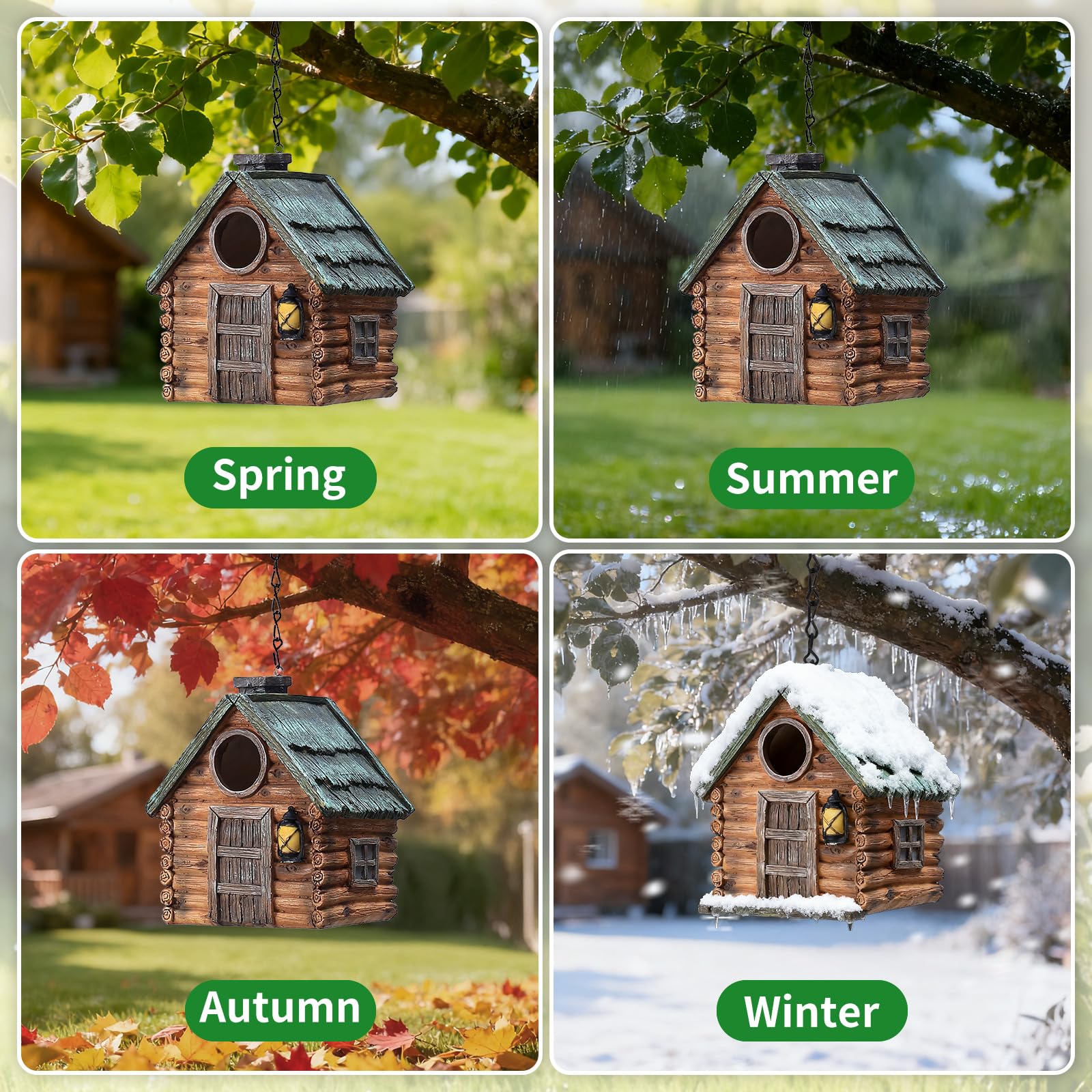 MINWOLF waterproof and rust-proof design keeps outdoor habitat dry.