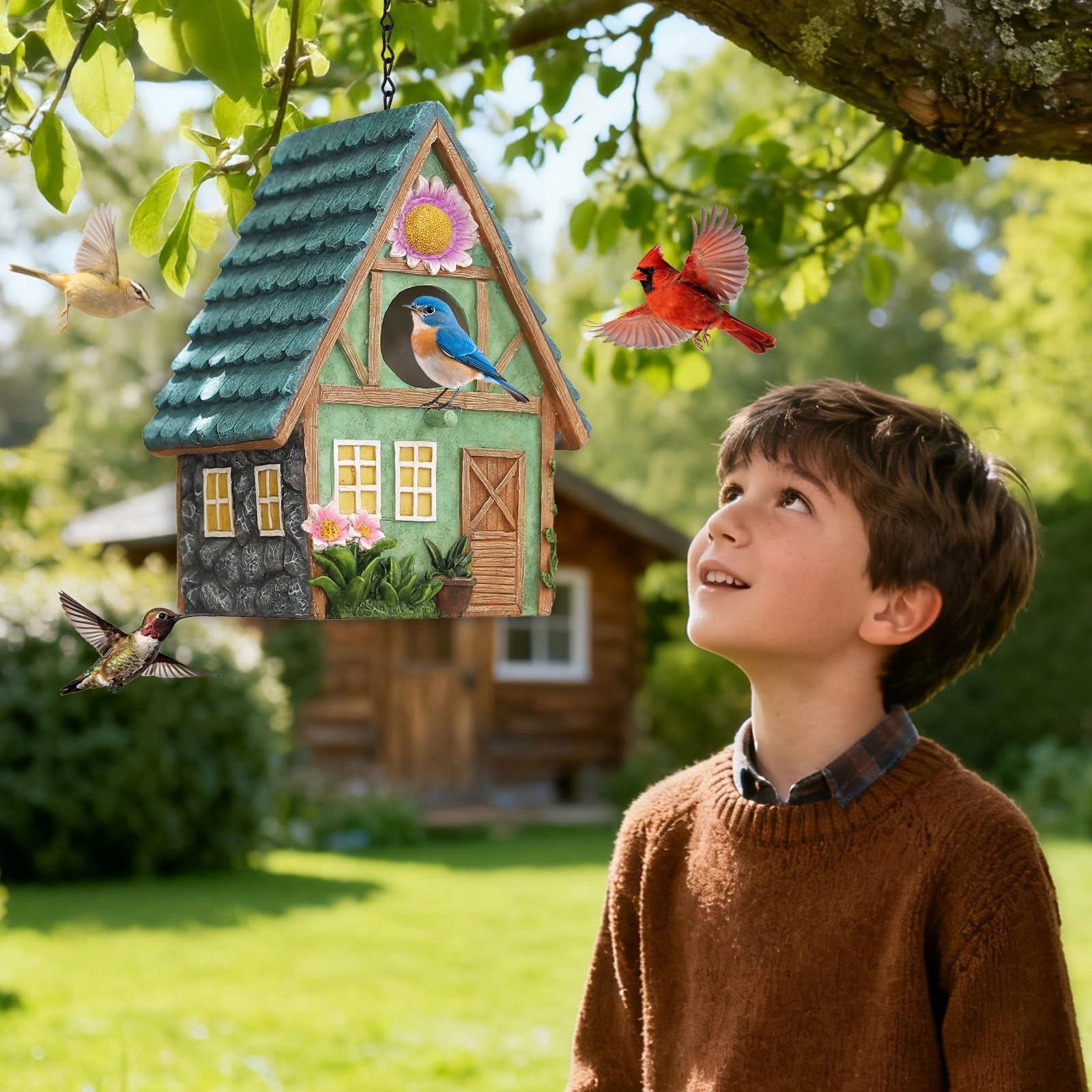 MINWOLF waterproof and rust-proof resin protects nesting shelter in varied climates.