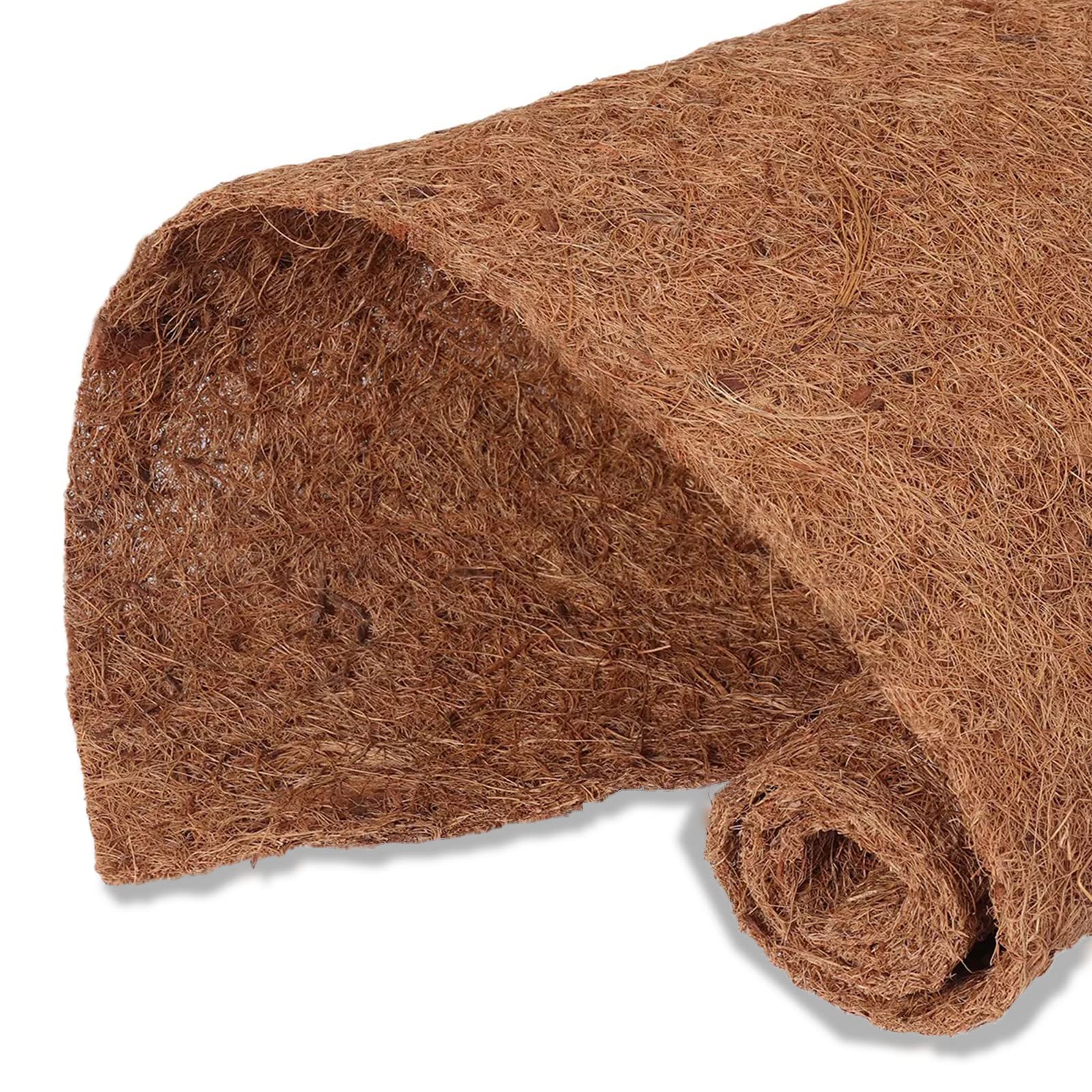 MIOHNAN coco coir liner roll laid for 12x48 inch baskets, enhances moisture and drainage