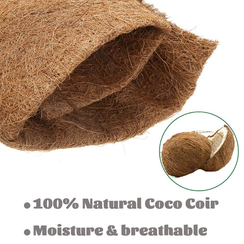 MIOHNAN coconut fiber liner washed in fresh water for clean planting setups