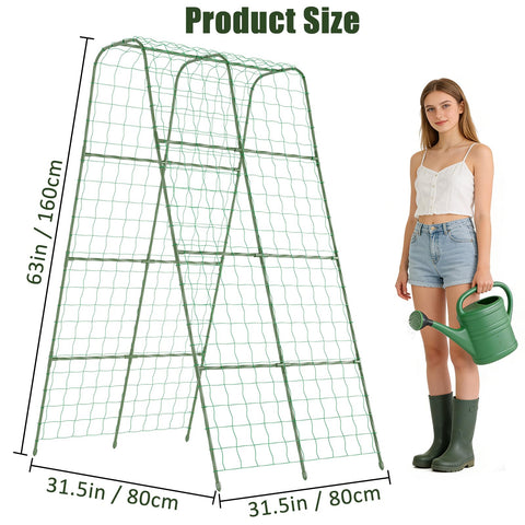 Miory cucumber trellis climbing surface enhances air circulation