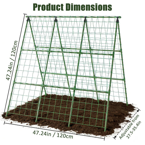 Miory trellis UV-resistant coating protects the frame during outdoor use.