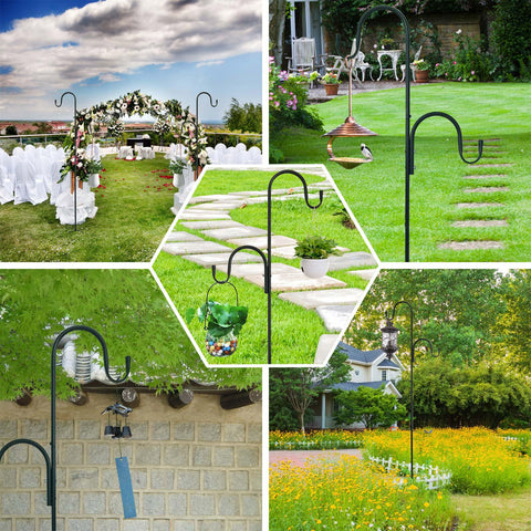 MIPON double shepherd hook 62 inches ideal for medium-height displays.