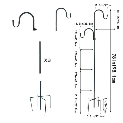 MIPON two-pack four-hook set offers versatile outdoor use