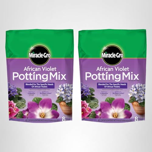 Potting and repotting ready setup with Miracle-Gro